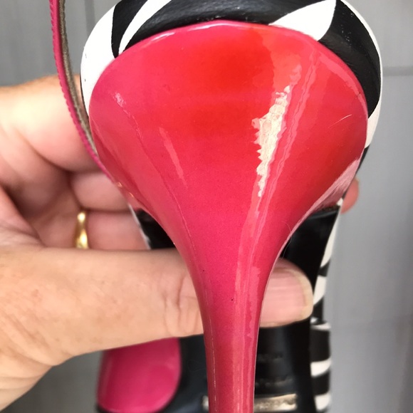 Dolce &Gabbana sling back leather and patent 31/2 - Picture 5 of 8